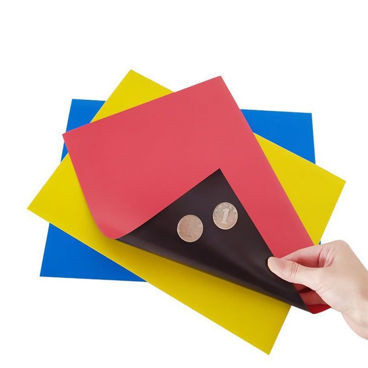 Rubber Magnetic Color Back Adhesive Magnetic Sheet