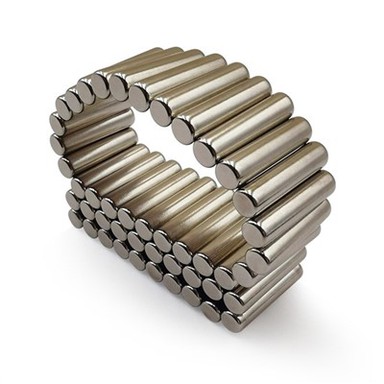 NdFeB radiāli magnetizēts cilindrisks magnēts